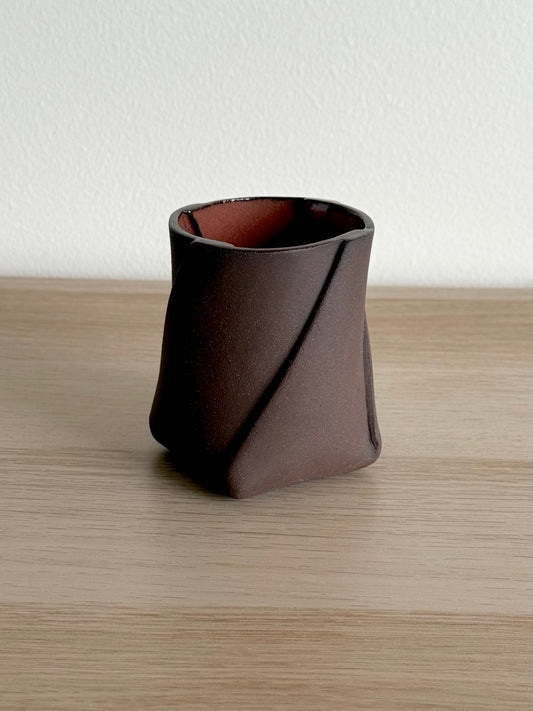 Burnt Umber and Plum Tumbler | 12 oz