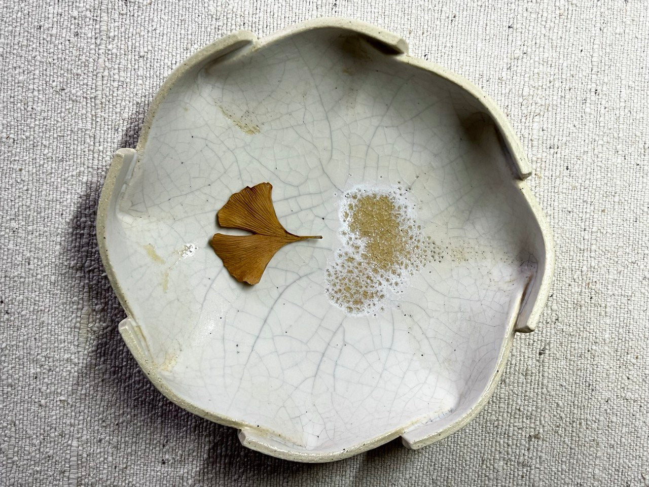 7" White Octagonal Bowl