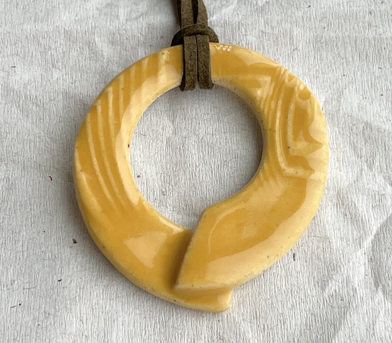 Yellow necklace