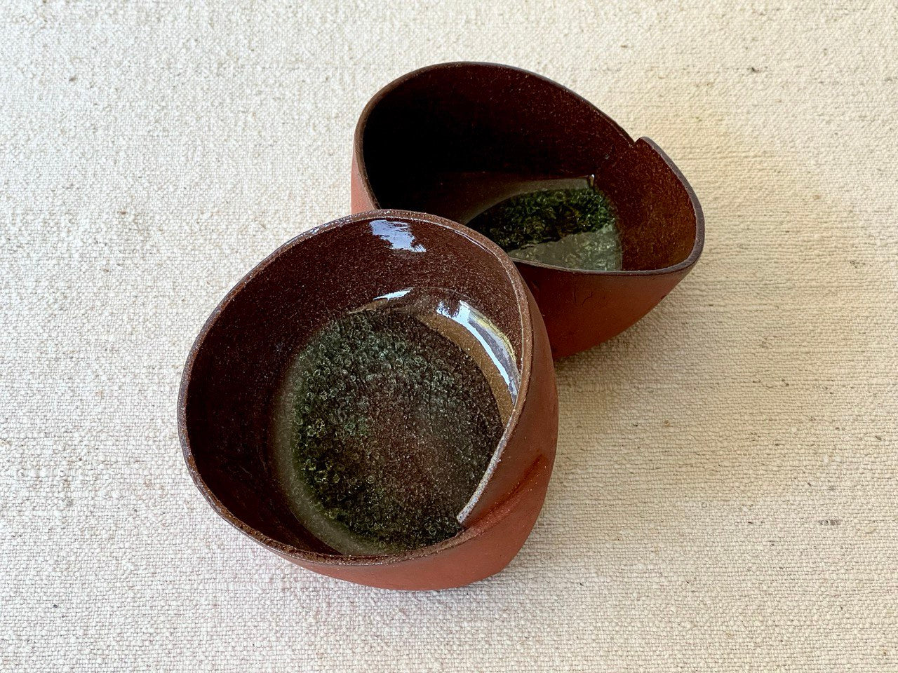 Set of 2 Red Bowls