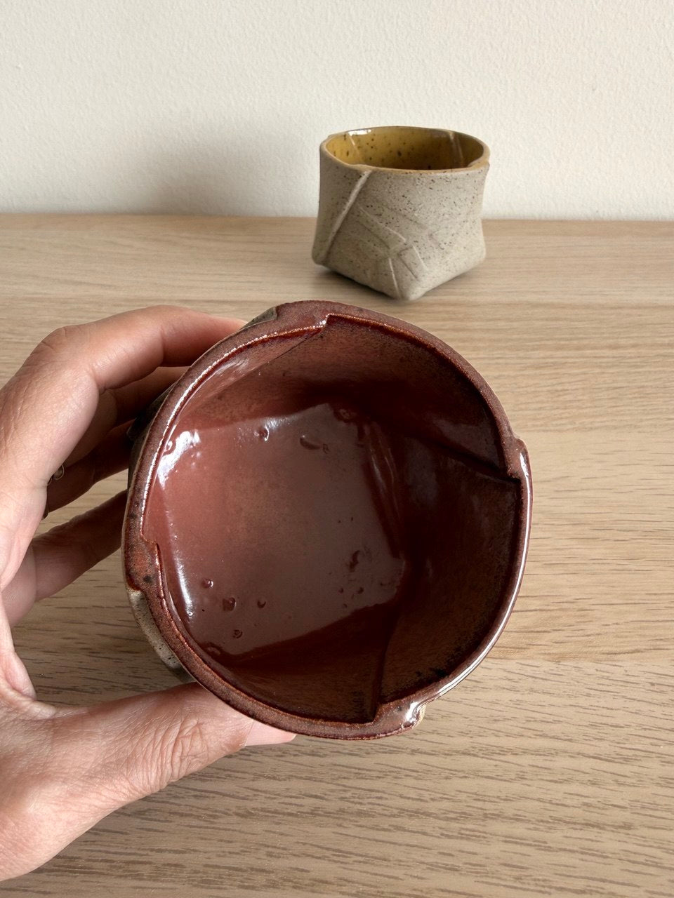 Plum Leafy Tumbler | 8 oz