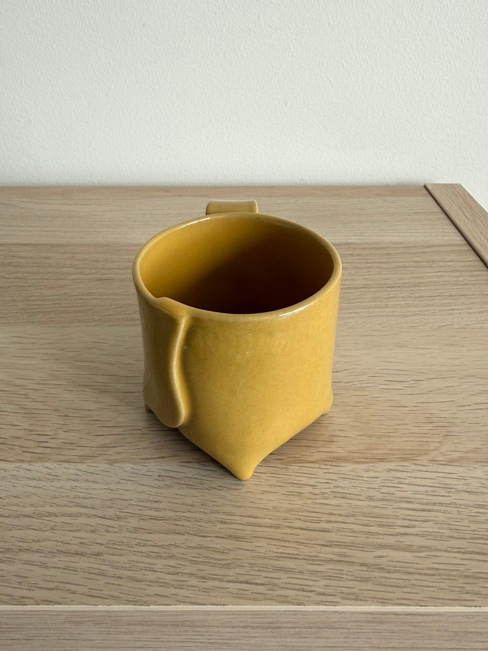 Yellow Mug/ Teacup with Handle| 10oz