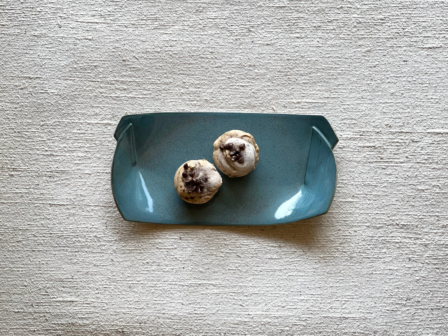 Rectangular Turquoise Ceramic Plate